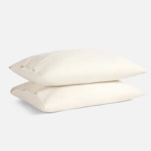 BROOKLINEN LUXE TWO SOFT PILLOWCASE CREAM